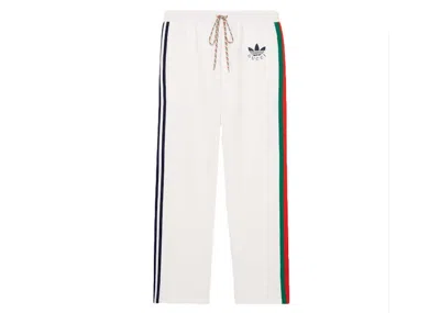 Pre-owned Gucci Men's  X Adidas Cotton Sweatpants In Ivory