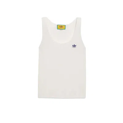Pre-owned Gucci Men's  X Adidas Cotton Tank Top In Ivory