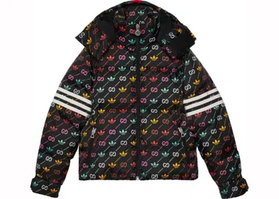 Pre-owned Gucci Men's  X Adidas Down Jacket In Black