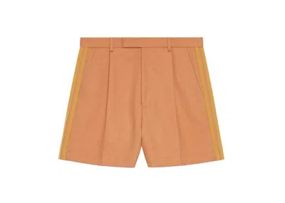 Pre-owned Gucci Men's  X Adidas Fluid Drill Shorts In Orange