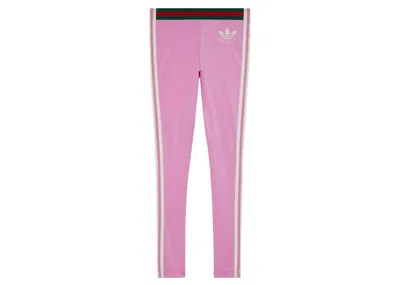 Pre-owned Gucci Men's  X Adidas Lycra Sweatpants In Pink