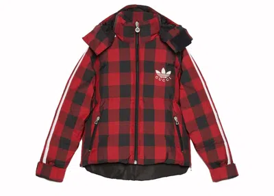 Pre-owned Gucci Men's  X Adidas Padded Jacket In Red/black