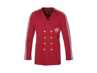 Pre-owned Gucci Men's  X Adidas Polyester Fromal Jacket In Red