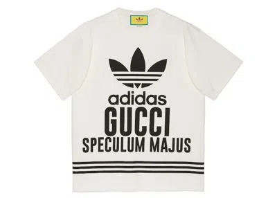 Pre-owned Gucci Men's  X Adidas T-shirt In White