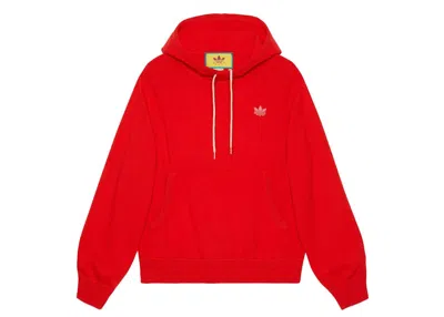 Pre-owned Gucci Men's  X Adidas Wool Sweatshirt In Red