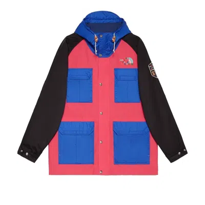 Pre-owned Gucci Men's  X The North Face Cotton Coat In Dark Pink