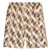 Gucci Men's  X The North Face Crossover Ss21 Webbing Printing Plain Weave Knit Shorts Ivory In Multi