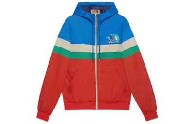 Pre-owned Gucci Men's  X The North Face Hooded Jacket In Multi