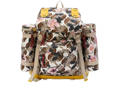 Pre-owned Gucci Men's  X The North Face Large Backpack In Brown