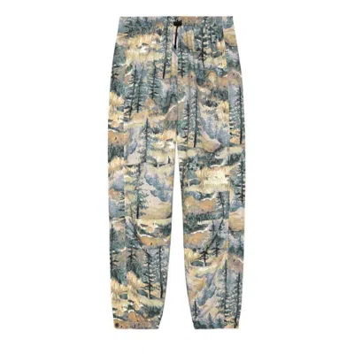 Pre-owned Gucci Men's  X The North Face Nylon Pant In Forest Print