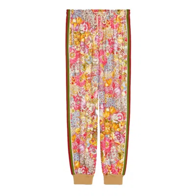 Pre-owned Gucci Men's  X The North Face Online Exclusive Jersey Jogging Pant In Floral
