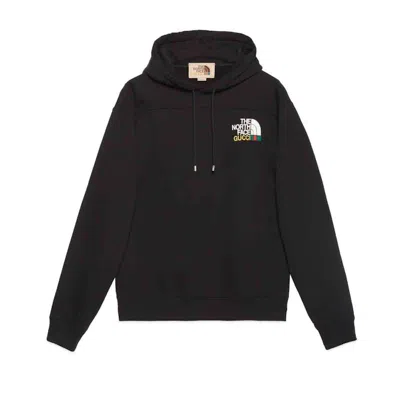 Pre-owned Gucci Men's  X The North Face Sweatshirt (fw21) In Black