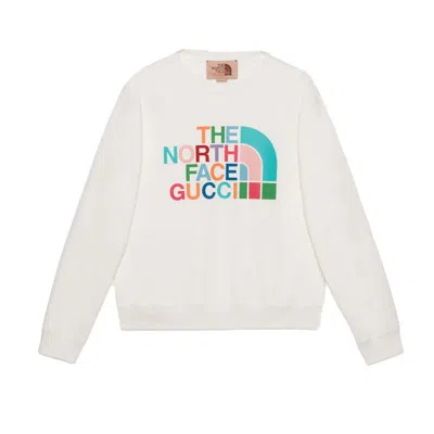 Pre-owned Gucci Men's  X The North Face Sweatshirt In Ivory