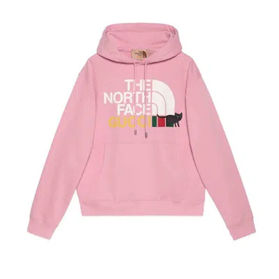 Pre-owned Gucci Men's  X The North Face Sweatshirt In Pink