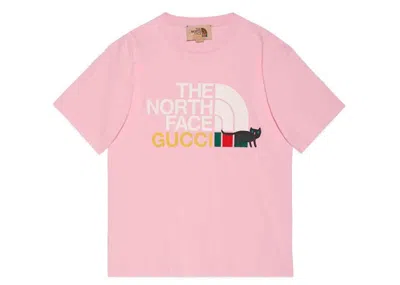 Pre-owned Gucci Men's  X The North Face T-shirt In Light Pink