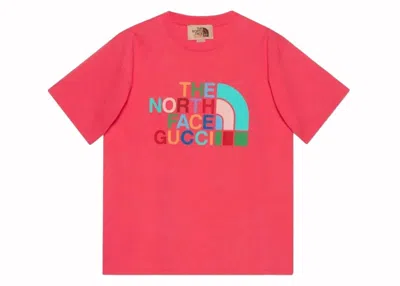 Pre-owned Gucci Men's  X The North Face T-shirt In Red
