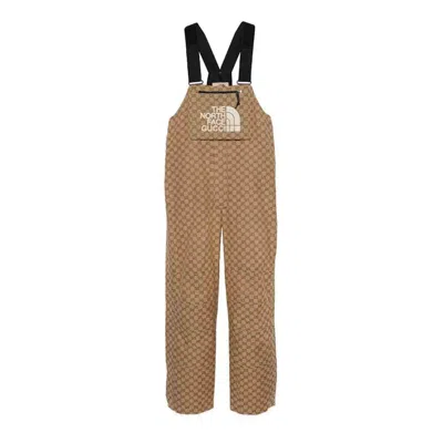 Pre-owned Gucci Men's  X The North Faces Overalls In Beige/ebony