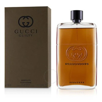 Gucci Men's Guilty Absolute Edp Spray 5.1 oz Fragrances 8005610344218 In N/a