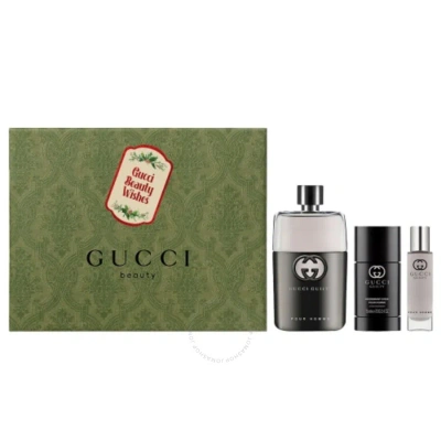 Gucci Men's Guilty Gift Set Fragrances 3616303784867 In N/a