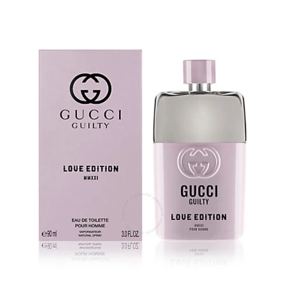 Gucci Men's Guilty Love Edition Mmxxi Edt Spray 3.0 oz Fragrances 3616301395089 In Orange / Pink