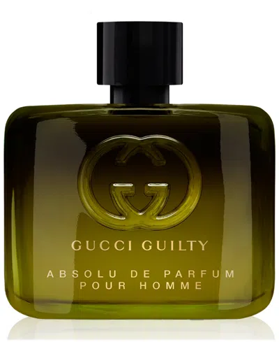 Gucci Men's Guilty Pour Homme Absolu De Parfum, 2 Oz. In Transparent