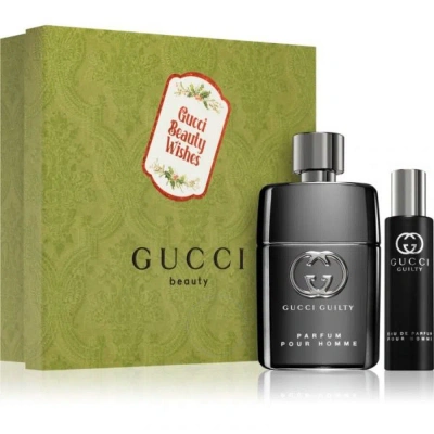 Gucci Kids'  Men's Guilty Pour Homme Eau De Parfum Gift Set Fragrances 3616303784904 In White