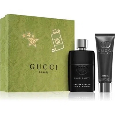 Gucci Men's Guilty Pour Homme Eau De Parfum Gift Set Fragrances 3616304679087 In White