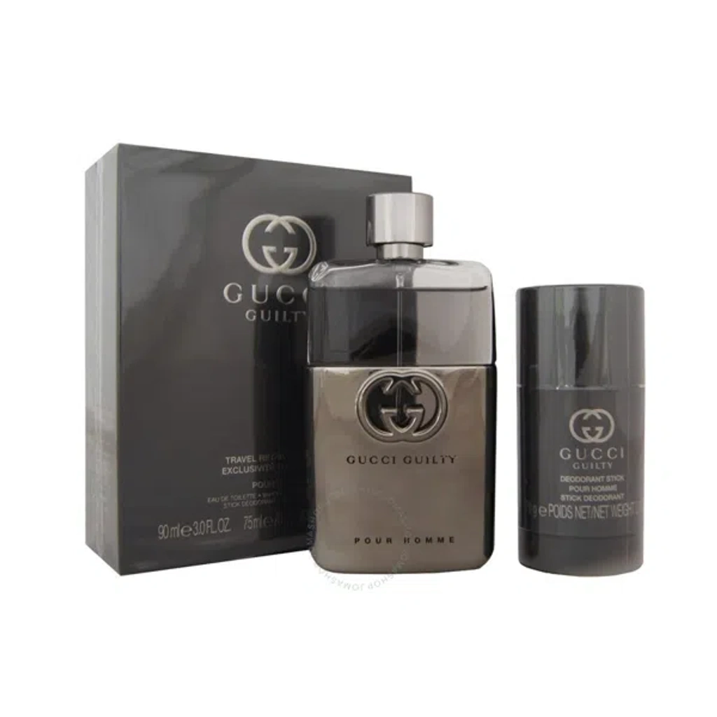 Gucci Men's Guilty Pour Homme Gift Set Fragrances 3616305250346 In
