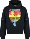 Gucci Cozy And Cool Hoodie For The Modern Man In Blackmulti