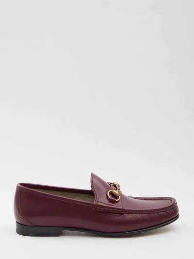 Gucci Men Horsebit 1953 Loafer In Burgundy