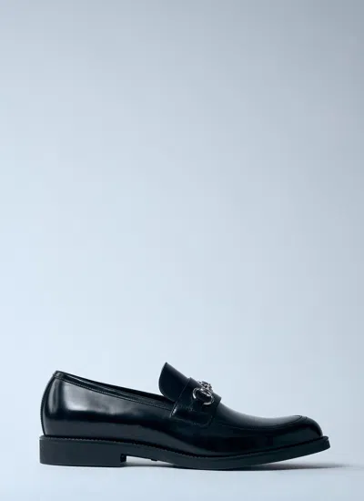 Gucci Men Horsebit Loafers In Black