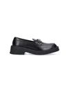 Gucci Leather Loafers With Low Block Heel In Black