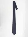 Gucci Men Black Horsebit Silk Jacquard Tie