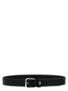 Gucci Incrocio Gg Belt In Black