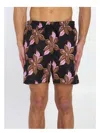 Gucci Infinity Print Swimsuit In Black
