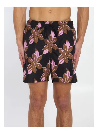 GUCCI MEN'S INFINITY PRINT SWIMSUIT
