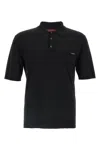 Gucci Men 'intarsio ' Polo Shirt In Black