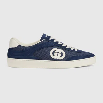 Gucci Herrensneaker Mit Gg In Blue