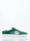 Gucci Men Interlocking G Sneakers In Green