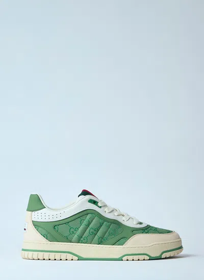 Gucci Men Interlocking G Sneakers In Green