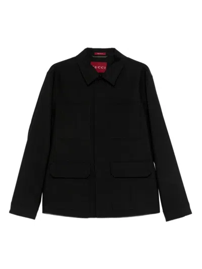 Gucci Men Jacket In Black