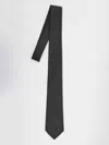 Gucci Slim Jacquard Silk Tie With Bit Pattern In Black