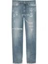 Gucci Men's Jeans Rotos In Sw 4009