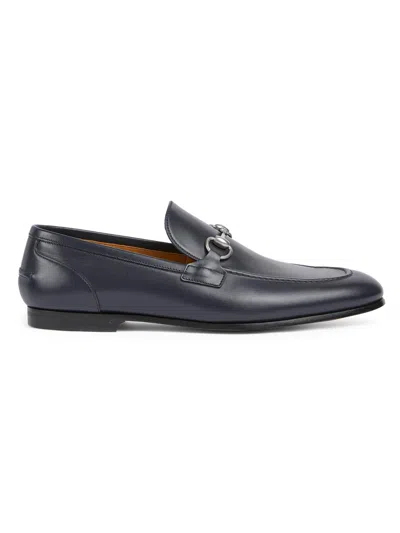 Gucci Horsebit Detailed Slip-on Loafers In Black