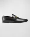 Gucci Jordaan Horsebit Loafer In Black