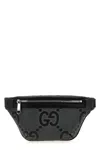 Gucci Men 'jumbo Gg' Fanny Pack In Gray