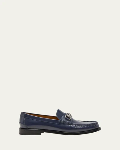 Gucci Men's Kaveh Leather Bit Loafers