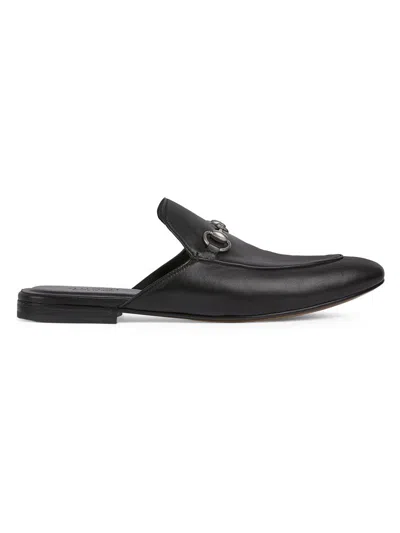 Gucci Men's Mule With Horsebit In Black