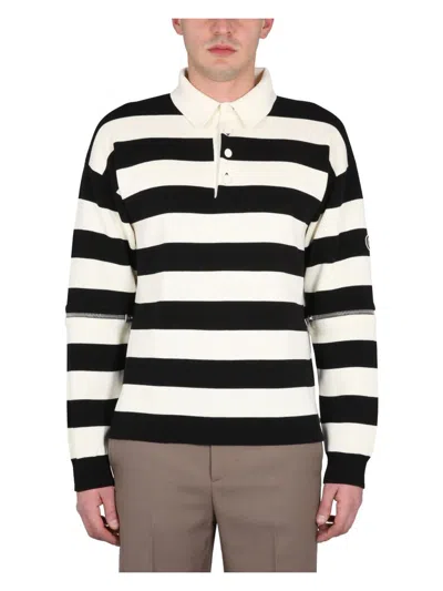 Gucci Men's Knitted Polo T-shirt In Ivory