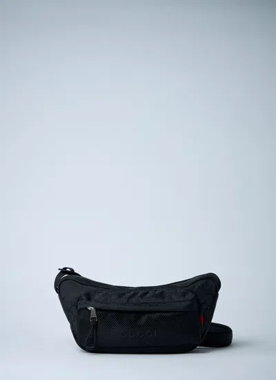 Gucci Men Large Nexus Crossbody Bag In Black